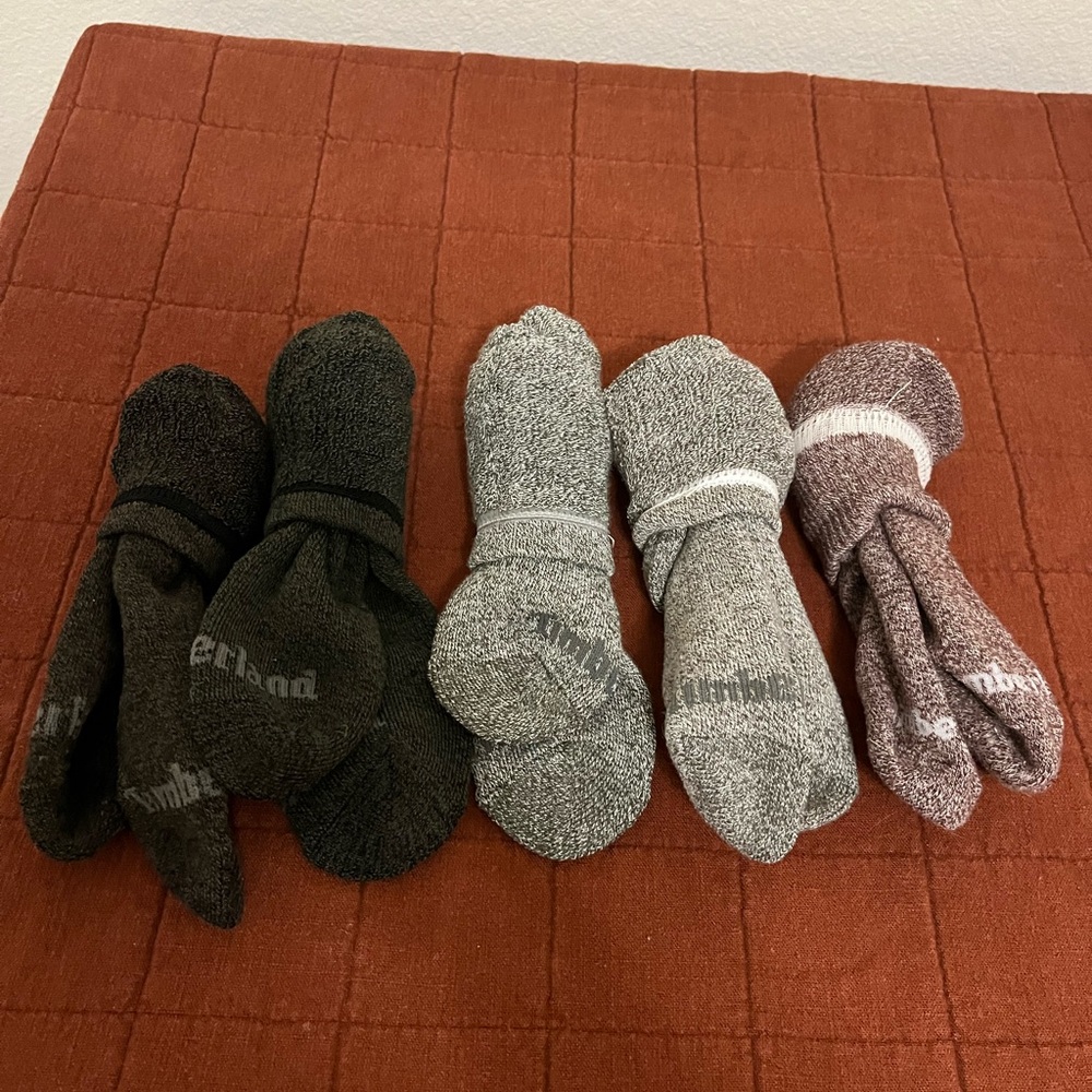 Timberland Wool Socks - 5 Pairs
